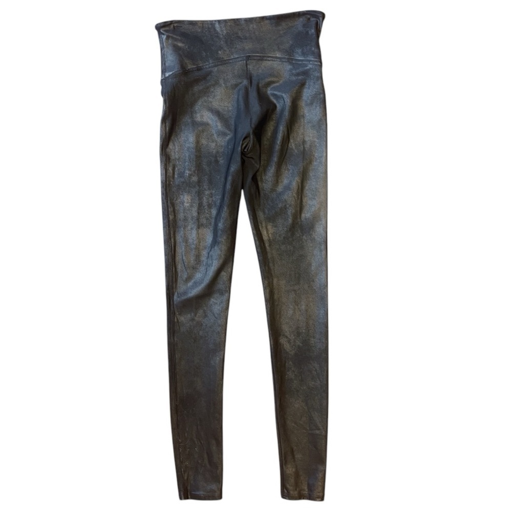 SPANX Mineral wash faux leather leggings women's medium‎